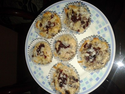 CUPCAKES SALADOS DE CECINA Y QUESO